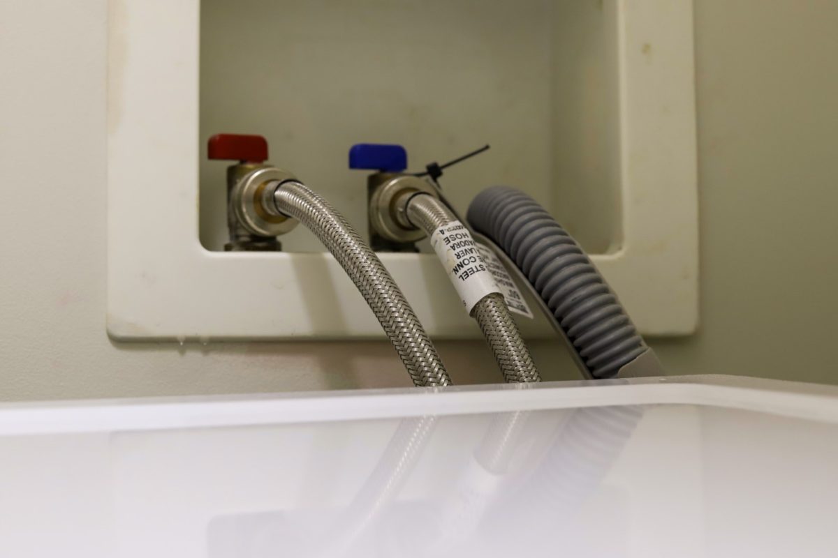 Washing Machine Drain Hoses in Macomb County Laundry Room from Mad Dad Handyman