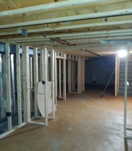 Shelby Township, MI Finished Basement Remodeling - before
