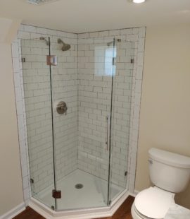 Basement Bathroom Shower Remodel - after